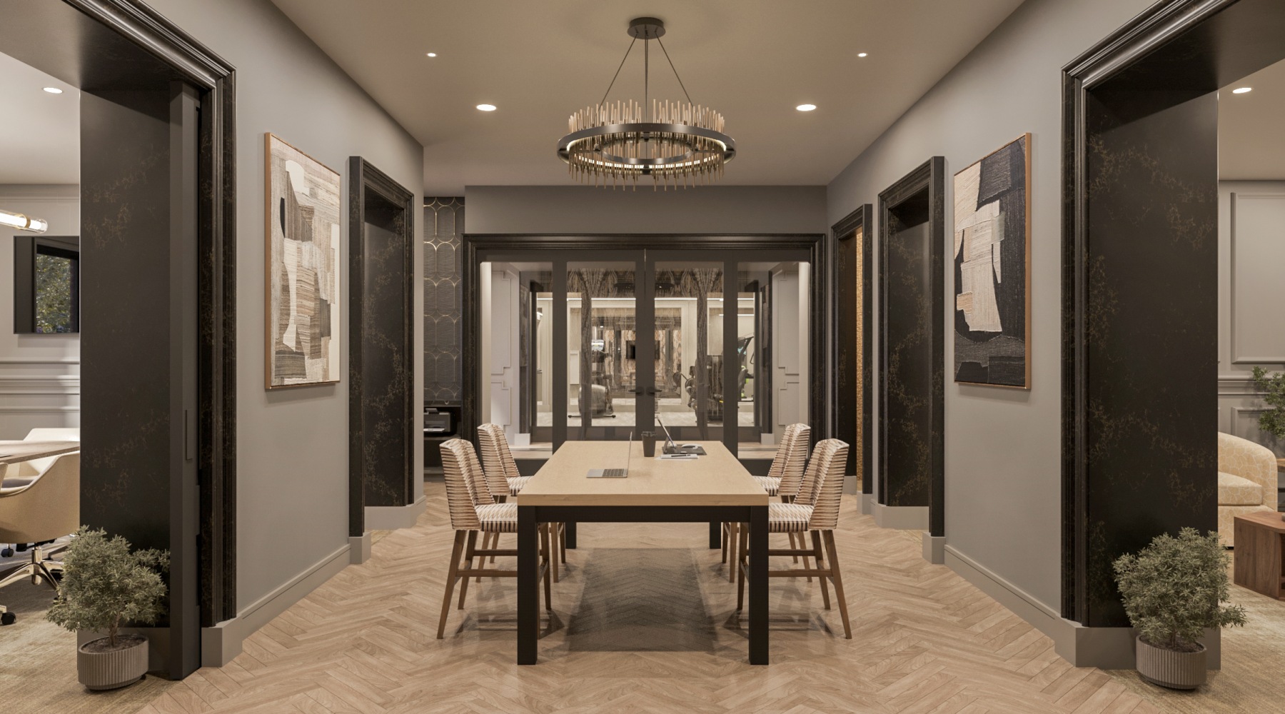 beautiful dining area