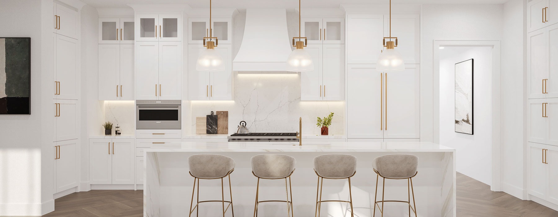 luxury open kitchen design