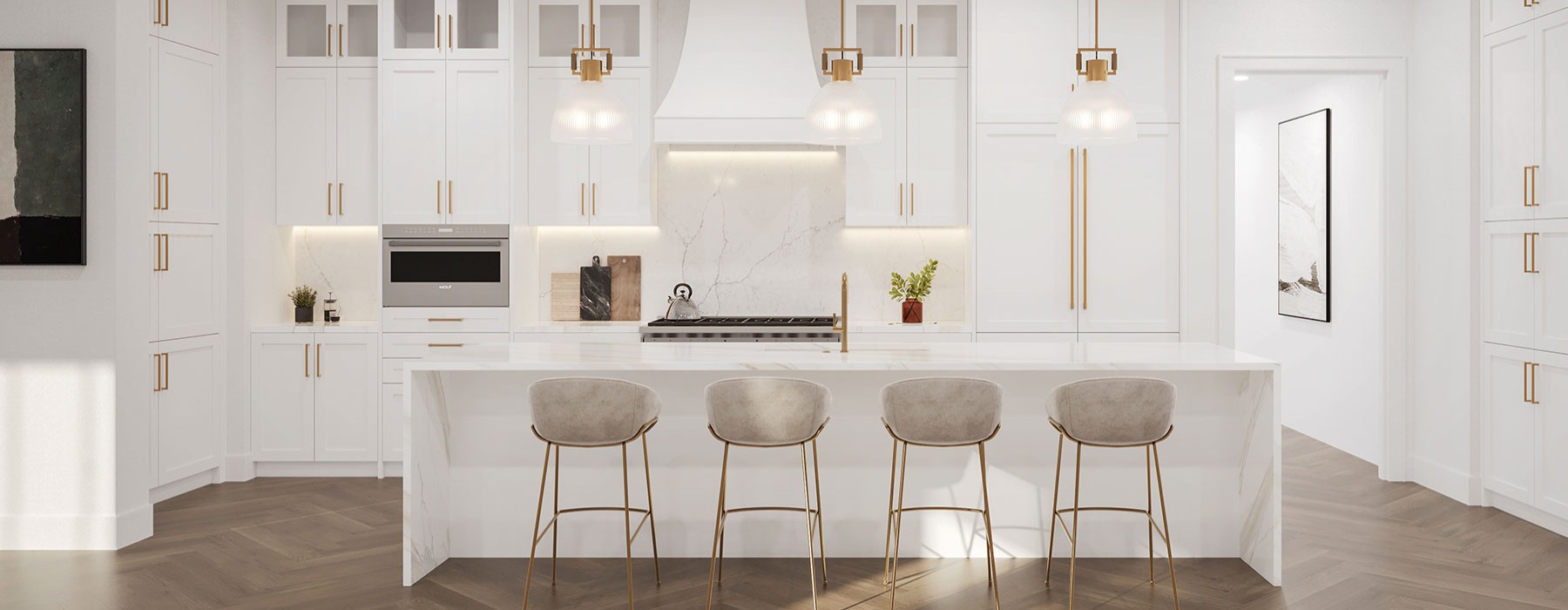 luxury open kitchen design