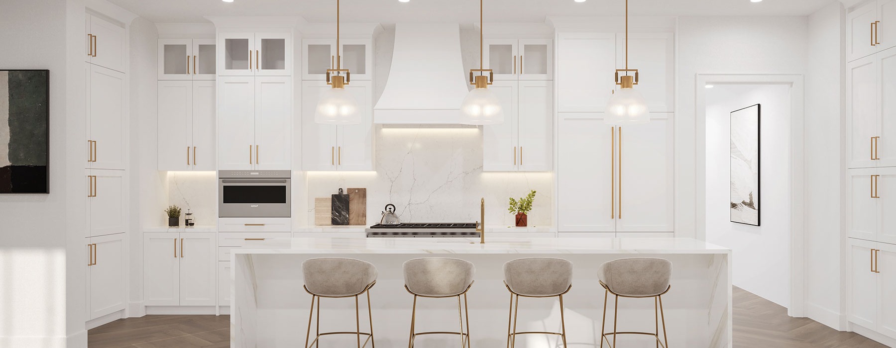 luxury open kitchen design